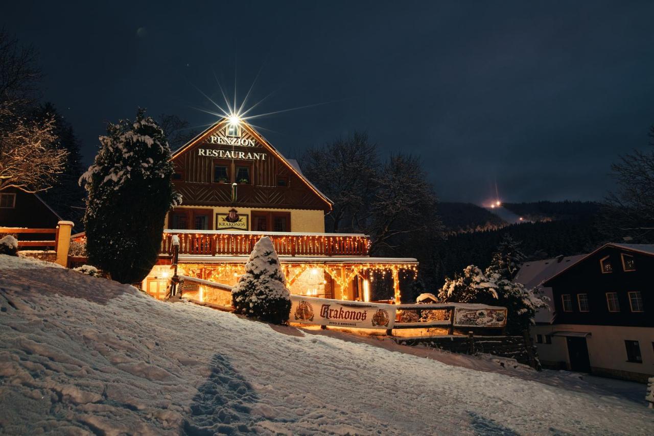 Pension & Restaurant Krakonos Harrachov Exterior foto