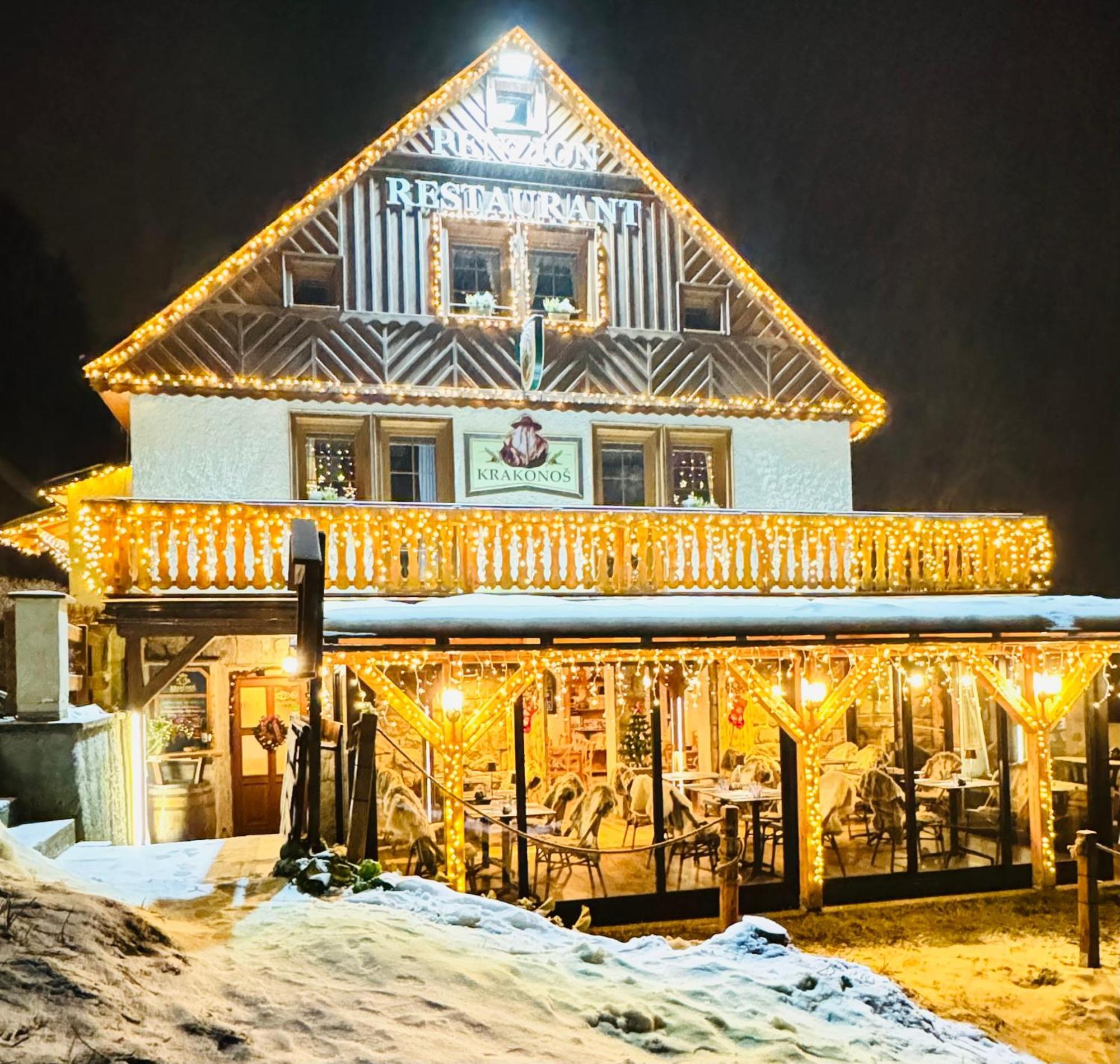 Pension & Restaurant Krakonos Harrachov Exterior foto
