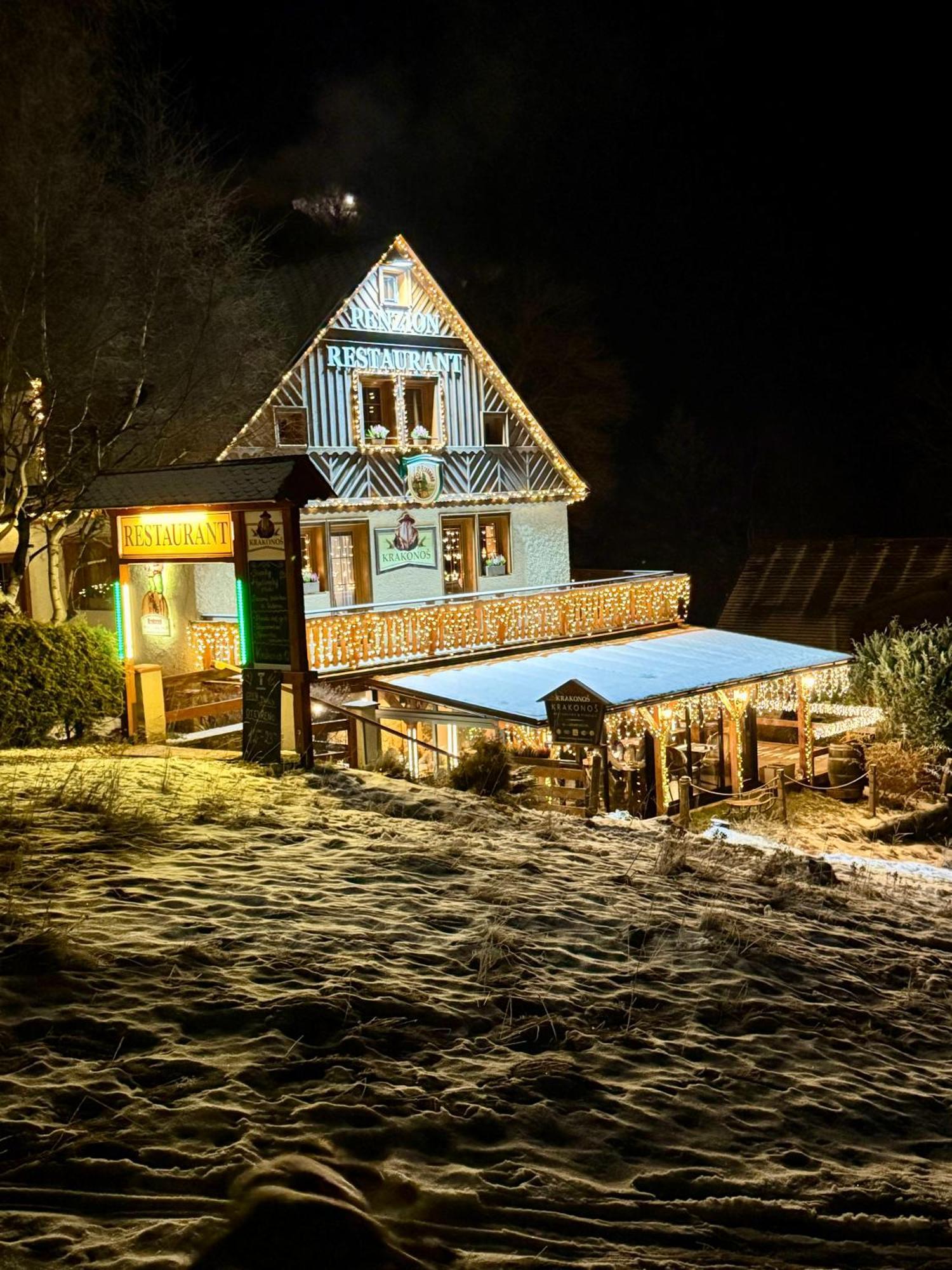 Pension & Restaurant Krakonos Harrachov Exterior foto